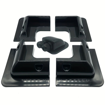 Brackets ABS per l'installazione di pannelli solari su caravan motor home RV 7PCS Bianco Nero