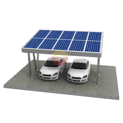 Sistema solare Carport personalizzabile Pergola con angolo di inclinazione del carico del vento di 60 m/s 0-60 gradi
