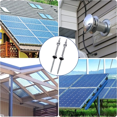 Supporto per il montaggio solare sul tetto in metallo per diverse dimensioni di pannelli fotovoltaici