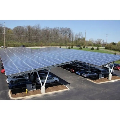 Anodizzato Alto Pre-assemblato 5kw Aluminio Carport Rack Parcheggio solare Garage per casa