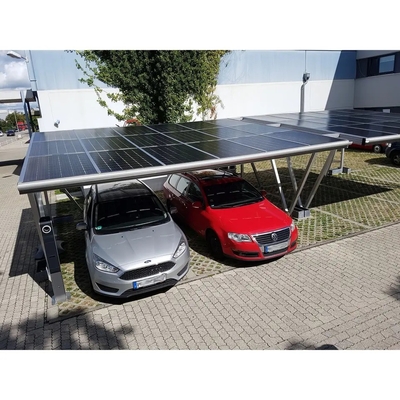 Anodizzato Alto Pre-assemblato 5kw Aluminio Carport Rack Parcheggio solare Garage per casa
