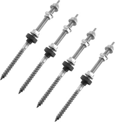 Carico di neve 1,4KN/m2 M10*200 Vetture solari di terra in acciaio inossidabile 304