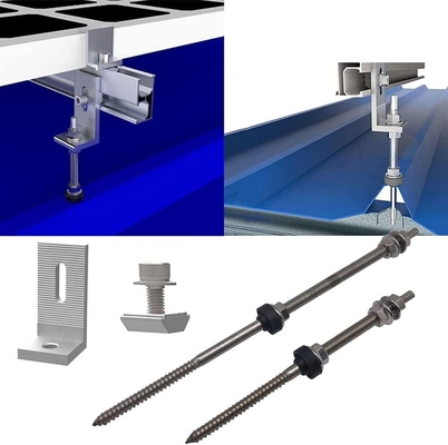 Carico di neve 1,4KN/m2 M10*200 Vetture solari di terra in acciaio inossidabile 304