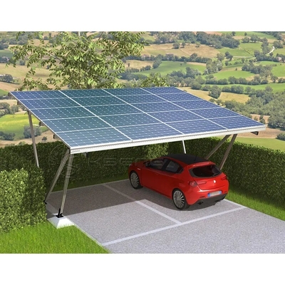 9kw tedesco Carport solare facile da installare Alu carica 25 anni durata di vita alimentazione diretta