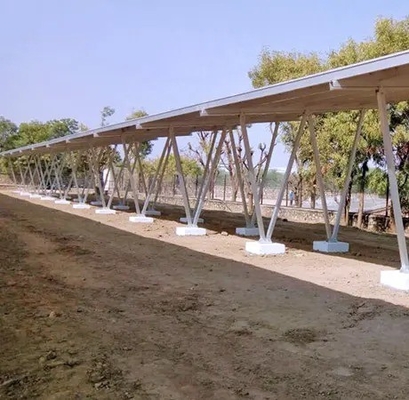 9kw tedesco Carport solare facile da installare Alu carica 25 anni durata di vita alimentazione diretta