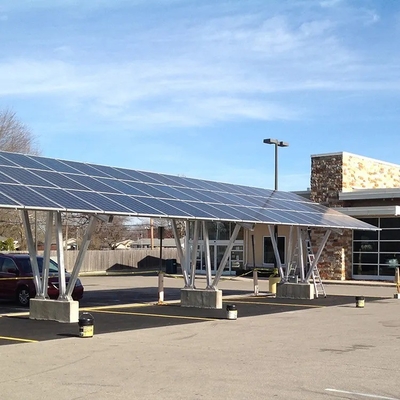 9kw tedesco Carport solare facile da installare Alu carica 25 anni durata di vita alimentazione diretta
