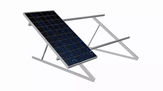 Clampada centrale regolabile a energia solare per il tetto a terra piatta con supporto piatto