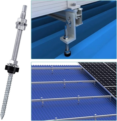 Montaggio del tetto del pannello solare anodizzato L piedi in varie dimensioni per diversi sistemi di tetto