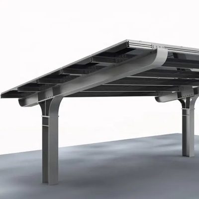 Q235 Strutture di parcheggio solare in acciaio con certificazione CE e carico di neve di 1,4KN/m2