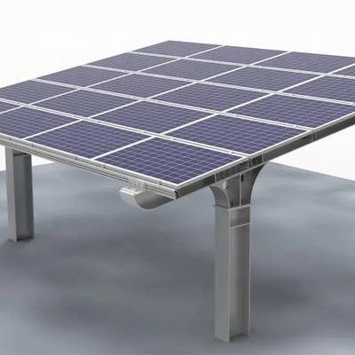 Q235 Strutture di parcheggio solare in acciaio con certificazione CE e carico di neve di 1,4KN/m2
