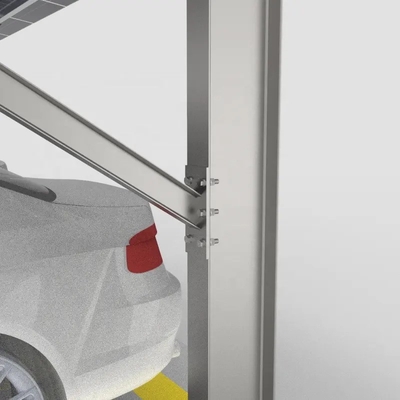 Q235 Strutture di parcheggio solare in acciaio con certificazione CE e carico di neve di 1,4KN/m2