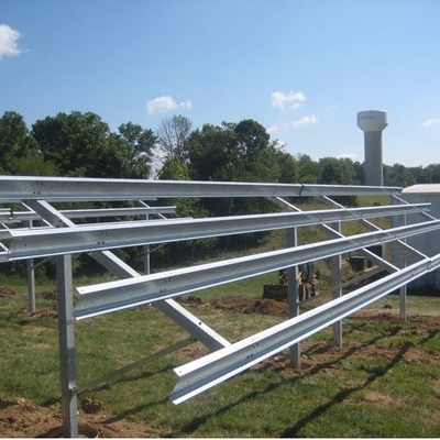 Brackets di montaggio del pannello solare in acciaio galvanizzato scelta ideale per i pannelli montati a terra