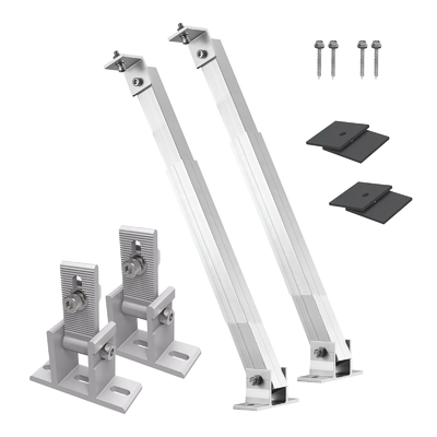 Struttura di scaffalatura per pannelli fotovoltaici in alluminio certificata ISO9001/CE a lungo termine
