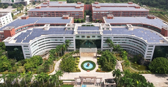 Struttura di scaffalatura per pannelli fotovoltaici in alluminio certificata ISO9001/CE a lungo termine