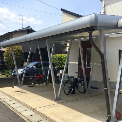 AL6005-T5 Potenza solare Carport Acciaio Sistema fotovoltaico impermeabile supporto di montaggio per pannelli solari