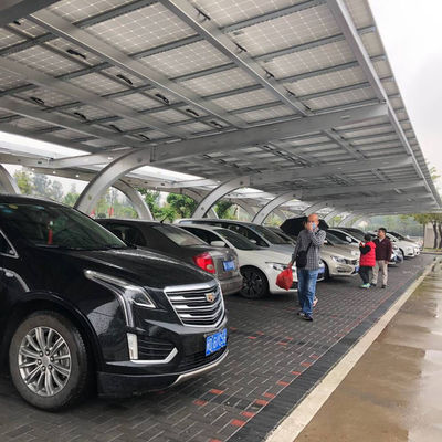 Carport solare completamente assemblato Carport in acciaio per case