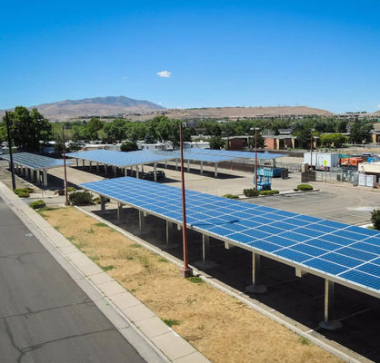 Carport solare completamente assemblato Carport in acciaio per case