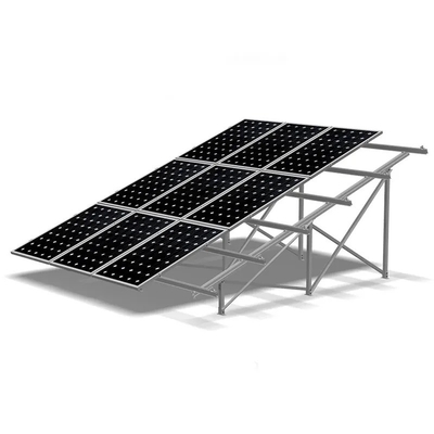 Sistema di montaggio a terra per impianti solari certificato ISO9001/CE e durata di 25 anni
