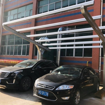 Sistema di supporto anodizzato per parcheggi solari per stoccaggio di energia a prezzi accessibili e scaffalature fotovoltaiche