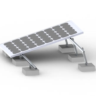 Supporti per le gambe anteriori e posteriori per il pannello solare argento/nero