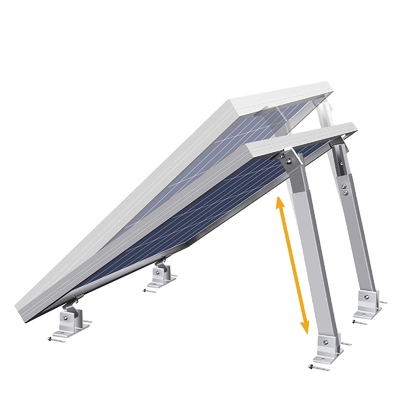 Supporti per le gambe anteriori e posteriori per il pannello solare argento/nero
