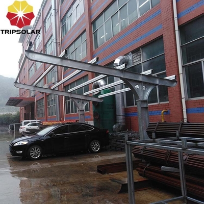 Struttura in acciaio impermeabile Sistema di montaggio solare per pannelli fotovoltaici e parcheggio