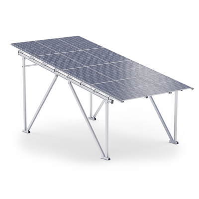 Kit di montaggio di carport solare in alluminio per carico di vento 60m/s Sistema di connettore di tetto solare