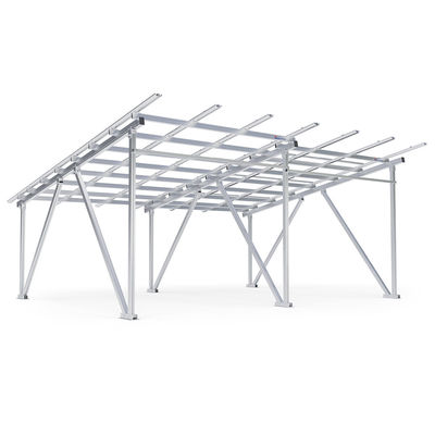 Carport con pannelli solari in alluminio, sistema per il tetto e l'auto con durata di 25 anni