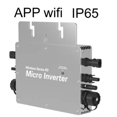 Sistema solare micro-inverter con corrente di uscita 26,6A/8,7A e comunicazione WIFI/RS485