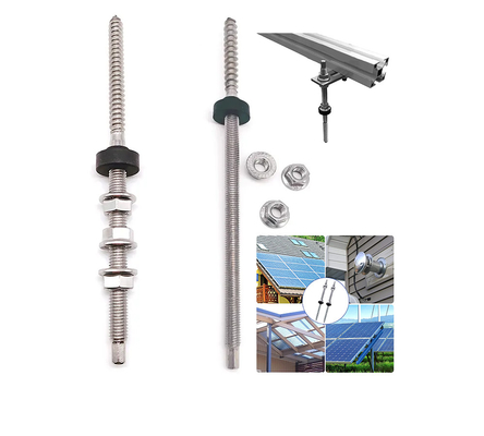 Flat Tile Solar Roof Hook SUS Struttura di montaggio 25YRS Vita di servizio e varie dimensioni