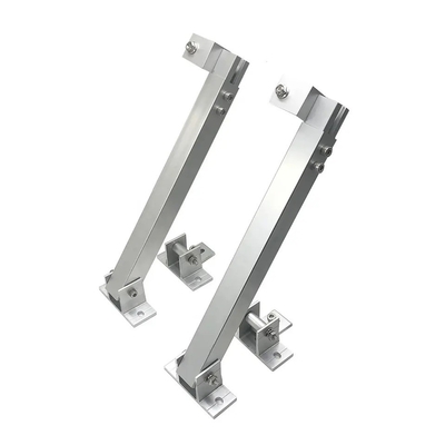 Brackets di montaggio in alluminio argento o nero per strutture di montaggio a palo di pannelli solari
