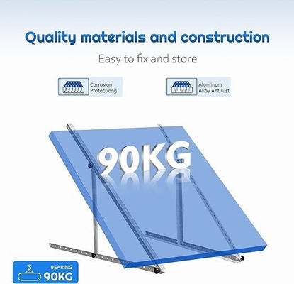 AL6005-T5 pannello solare inclinazione supporti di montaggio per il sistema di montaggio solare per la casa 0-60 gradi