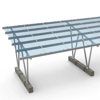 Struttura del sistema fotovoltaico in alluminio garage portatile pannello solare BIPV tetto