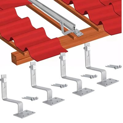 Aggancio per il tetto del pannello solare in acciaio inossidabile personalizzato per il montaggio fotovoltaico di installazione rapida