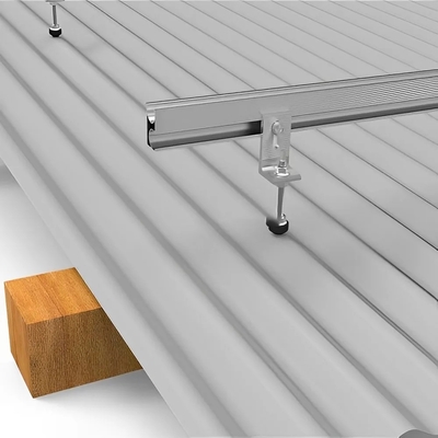 Supporti per il montaggio di pannelli solari per tetto in metallo con certificato ISO9001/CE/AS/NZS 1170/TUV