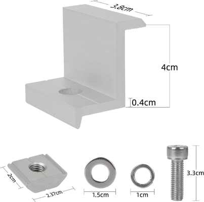 Carico di neve 1.5KN/m2 AS/NZS Standard Solar Bracket per il tetto di piastrelle di pannello