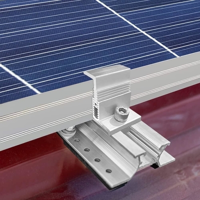 Accessori solari Clampo di montaggio per tetti solari personalizzati di fascia alta Durata 25 anni