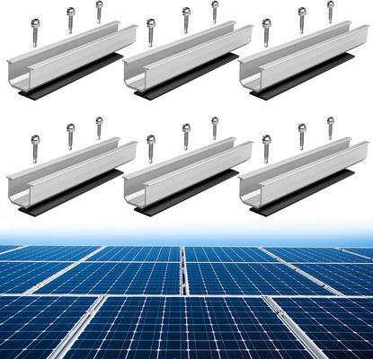Sistema di montaggio solare sul tetto con carico del vento di 60 m/s e facile installazione