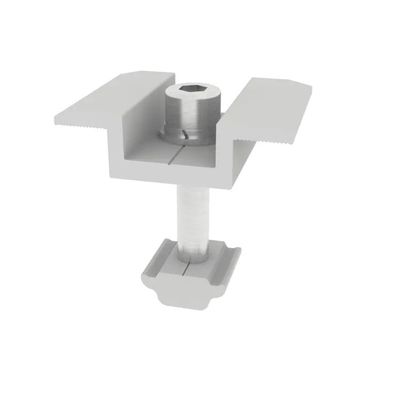 Carico di neve 1.4KN/m2 Clampada terminale solare per il sistema di energia solare nel montaggio di pannelli solari