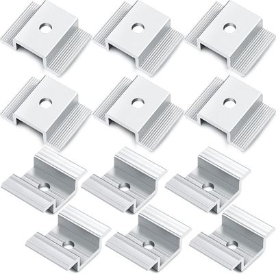 Carico di neve 1.4KN/m2 Clampada terminale solare per il sistema di energia solare nel montaggio di pannelli solari