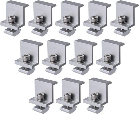 Carico di neve 1.4KN/m2 Clampada terminale solare per il sistema di energia solare nel montaggio di pannelli solari