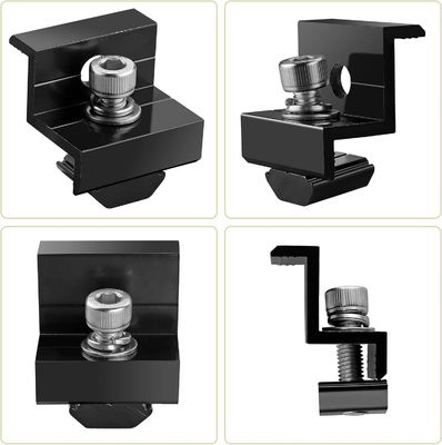 Carico di neve 1.4KN/m2 Clampada terminale solare per il sistema di energia solare nel montaggio di pannelli solari