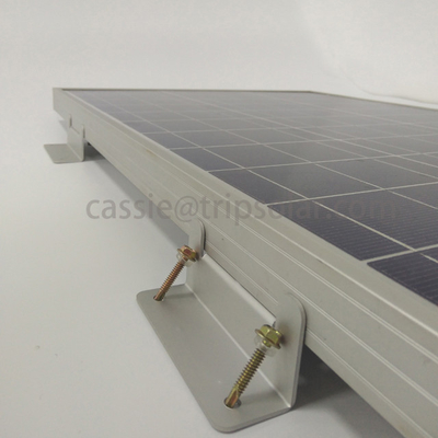 Sosta Z galvanizzata a caldo per kit di pannelli solari per camper