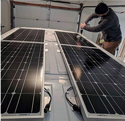supporto in alluminio Z per il montaggio di pannelli solari sulla funzione del sistema energetico RV