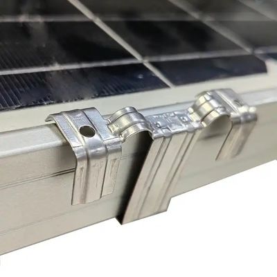 30mm 35mm 40mm SUS304 pannello solare metallo clip di drenaggio dell'acqua per il modulo fotovoltaico pulizia dell'acqua