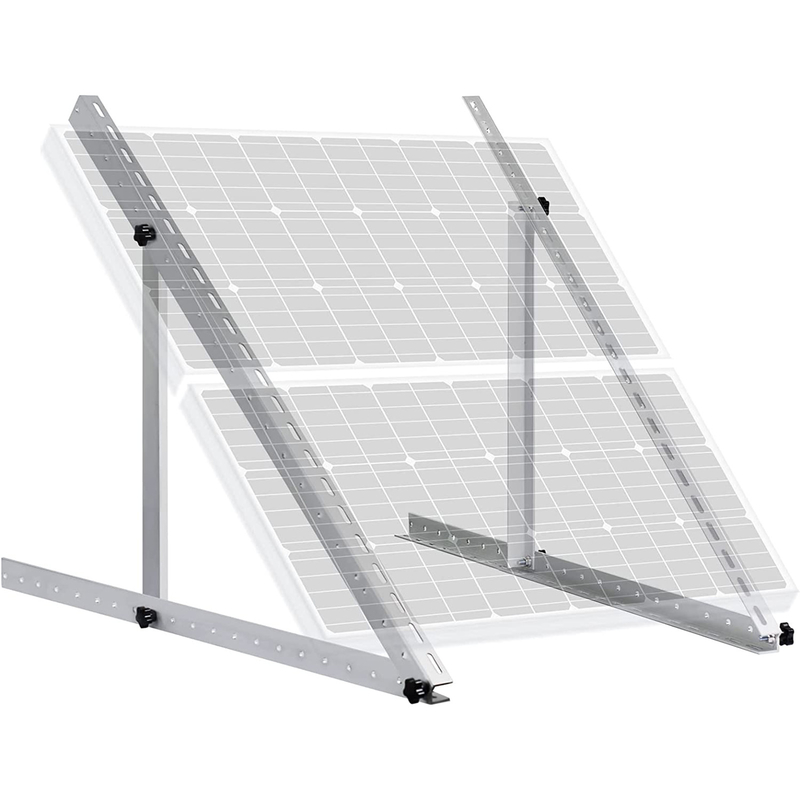 Modulo solare applicabile supporti triangolari fotovoltaici regolabili per installazione in campo aperto