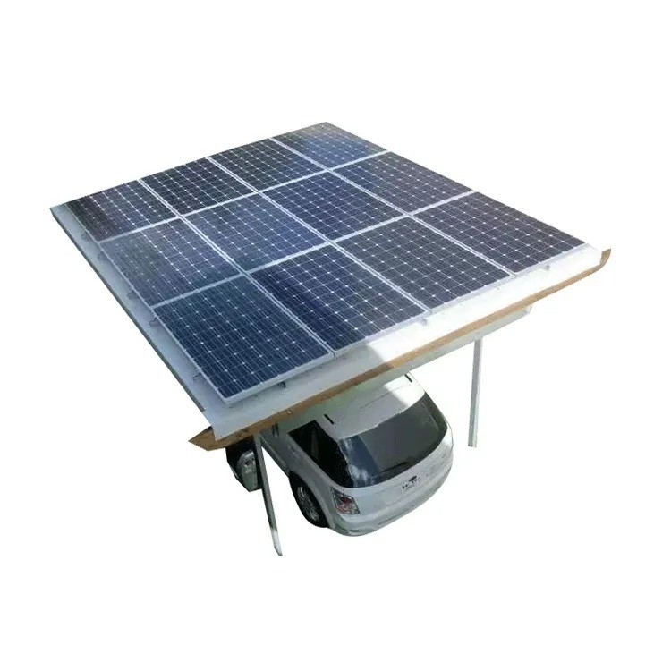 Sistema di supporto anodizzato per parcheggi solari per stoccaggio di energia a prezzi accessibili e scaffalature fotovoltaiche